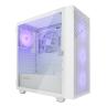Caja ordenador gaming coolbox ga300 grid line atx argb cristal templado blanco