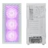 Caja ordenador gaming coolbox ga300 grid line atx argb cristal templado blanco