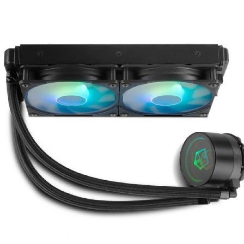 Kit refrigeracion liquida nox hummer m - 240 argb 2x 120mm negro