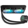 Kit refrigeracion liquida nox hummer m - 240 argb 2x 120mm negro