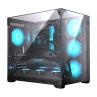 Caja ordenador gaming hiditec atx sky cristal templado negro