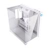 Caja ordenador gaming hiditec atx sky cristal templado blanco