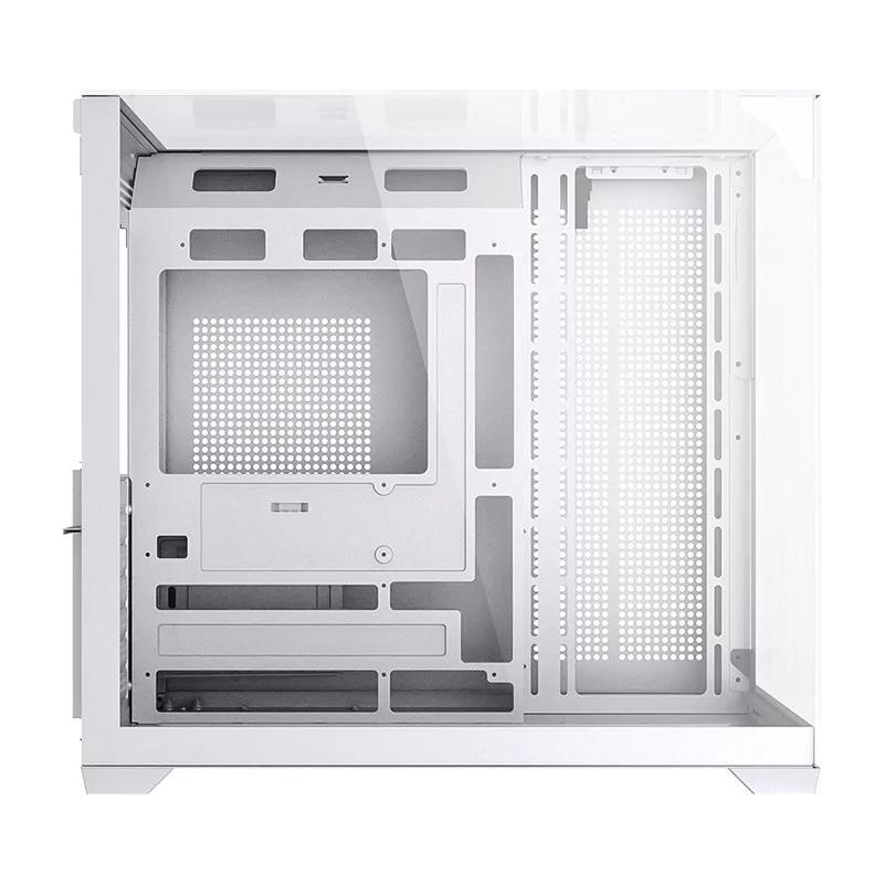 Caja ordenador gaming hiditec atx sky cristal templado blanco