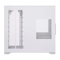 Caja ordenador gaming hiditec atx sky cristal templado blanco