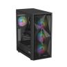 Caja ordenador gaming genesis diaxid 605 argb atx cristal templado negra