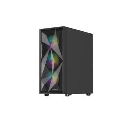 Caja ordenador gaming genesis diaxid 605 argb atx cristal templado negra