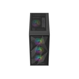 Caja ordenador gaming genesis diaxid 605 argb atx cristal templado negra