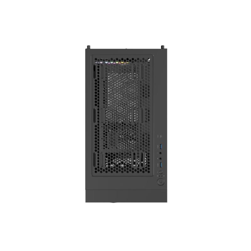 Caja ordenador gaming genesis diaxid 605 argb atx cristal templado negra