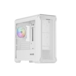 Caja gaming gaming genesis irid 503 argb lite matx cristal templado blanca