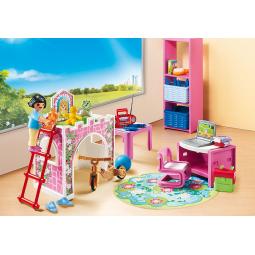 Playmobil ciudad casa moderna habitacion infantil - Imagen 1