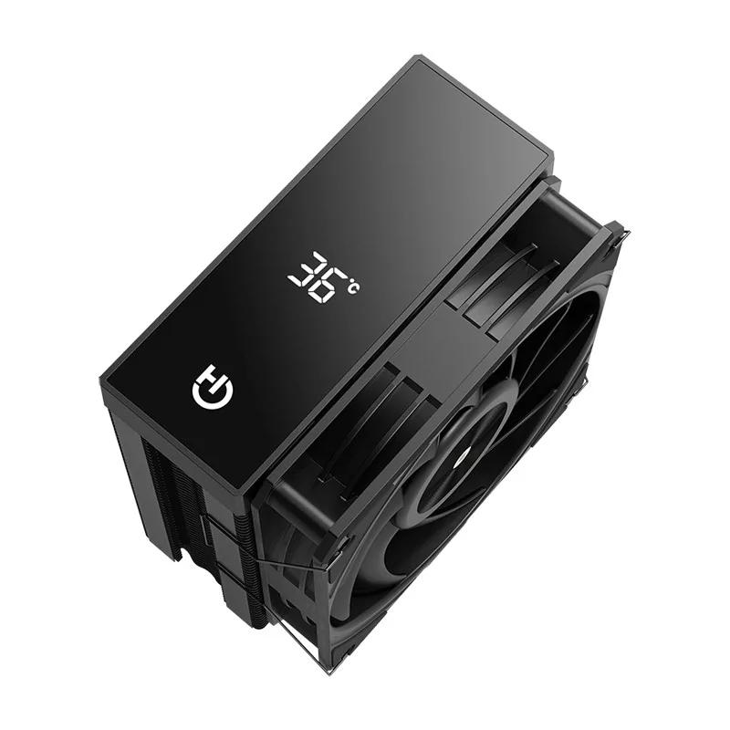 Ventilador disipador cpu hiditect dc10 pro pwm 120mm negro