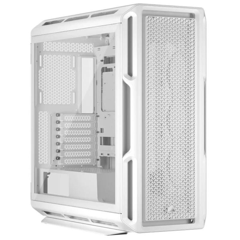 Caja ordenador gaming corsair 5000t atx cristal templado blanca