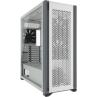 Caja ordenador gaming corsair 7000d airflow atx cristal templado blanca