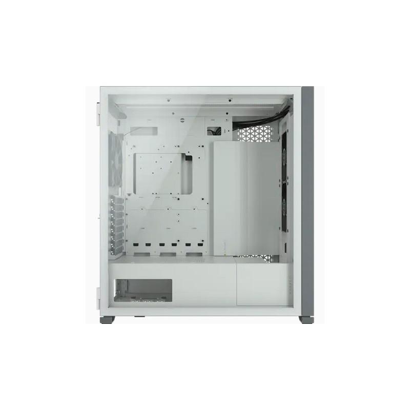 Caja ordenador gaming corsair 7000d airflow atx cristal templado blanca