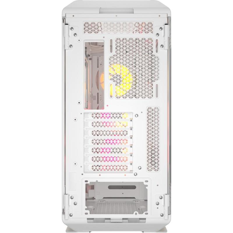 Caja ordenador gaming corsair icue 5000t atx lx rgb cristal templado blanca