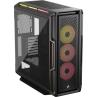 Caja ordenador gaming corsair icue 5000t atx lx rgb cristal templado negra