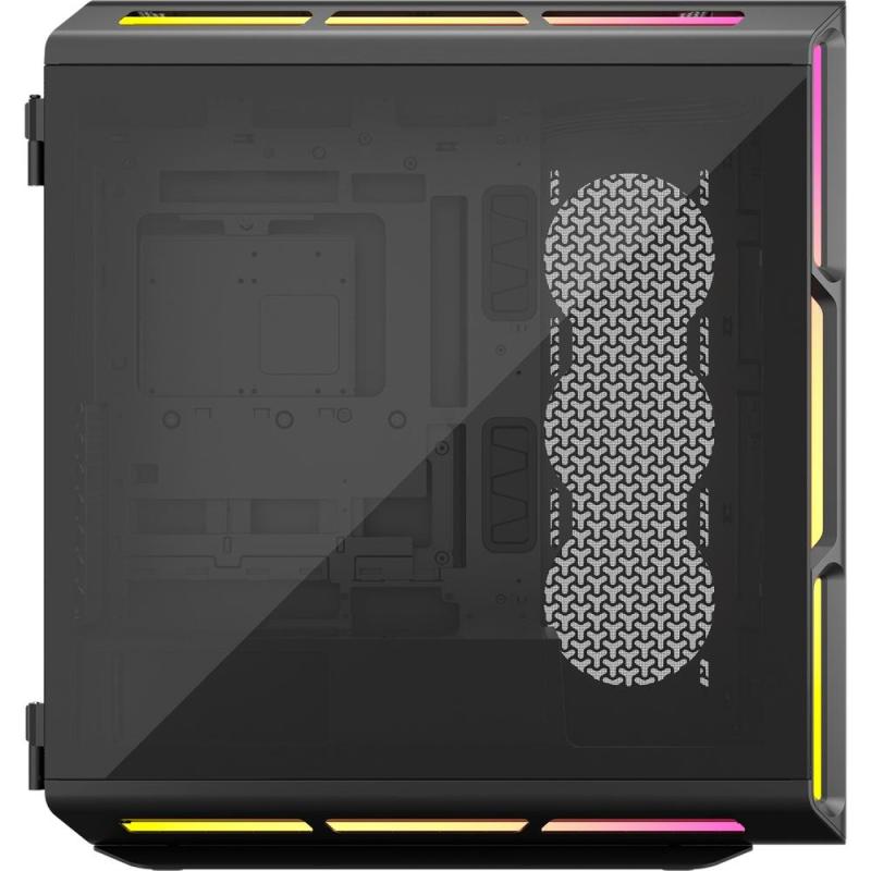 Caja ordenador gaming corsair icue 5000t atx lx rgb cristal templado negra