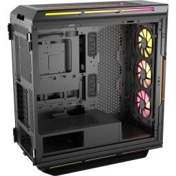 Caja ordenador gaming corsair icue 5000t atx lx rgb cristal templado negra