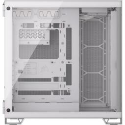 Caja ordenador gaming corsair 6500d airflow atx cristal templado blanco