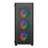 Caja ordenador gaming unykach mir 100 atx argb cristal templado negro