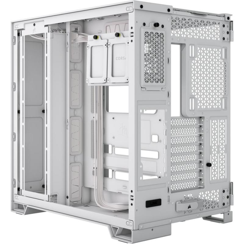 Caja ordenador gaming corsair 6500d airflow atx cristal templado blanco