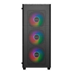 Caja ordenador gaming unykach mir 100 atx argb cristal templado negro