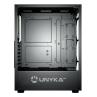 Caja ordenador gaming unykach mir 100 atx argb cristal templado negro
