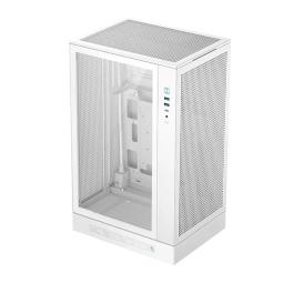 Caja ordenador gaming deepcool matx ch270 digital cristal templado blanca