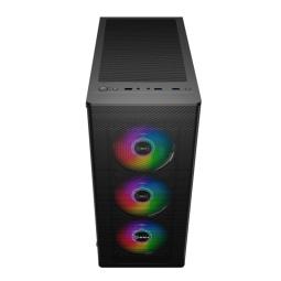 Caja ordenador gaming unykach mir 100 atx argb cristal templado negro