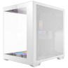 Caja ordenador gaming antec cx60m matx argb cristal templado blanco