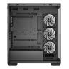 Caja ordenador gaming deepcool cg580 4f atx rgb cristal templado negra