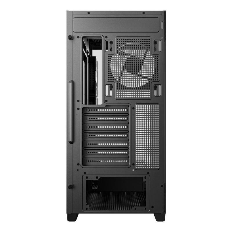 Caja ordenador gaming deepcool cg580 4f atx rgb cristal templado negra