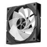Caja ordenador gaming deepcool cg580 4f atx rgb cristal templado negra