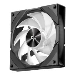 Caja ordenador gaming deepcool cg580 4f atx rgb cristal templado negra