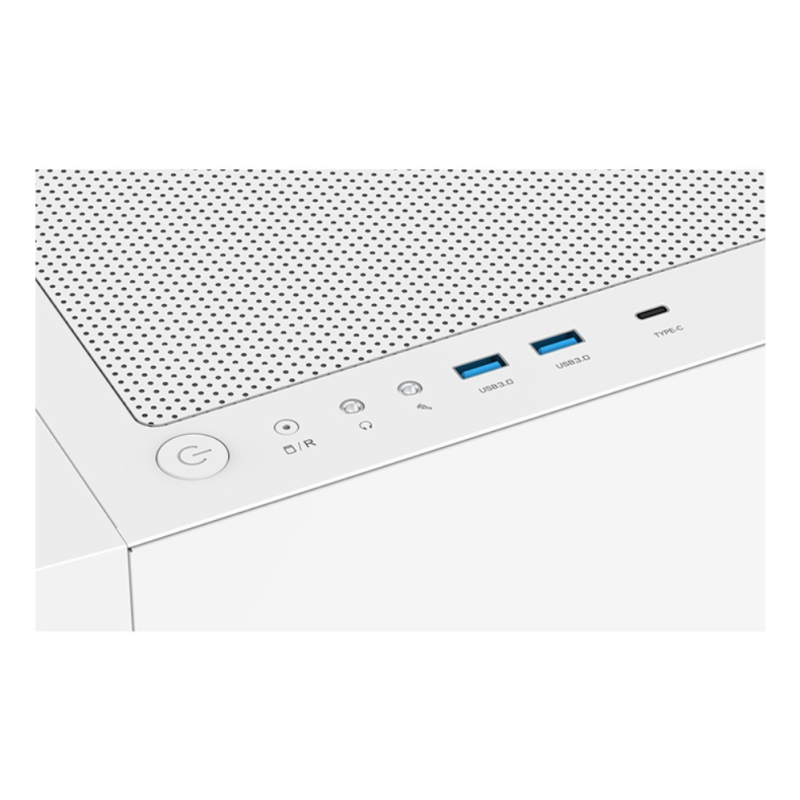 Caja ordenador gaming thermaltake view 290 atx argb cristal templado blanca