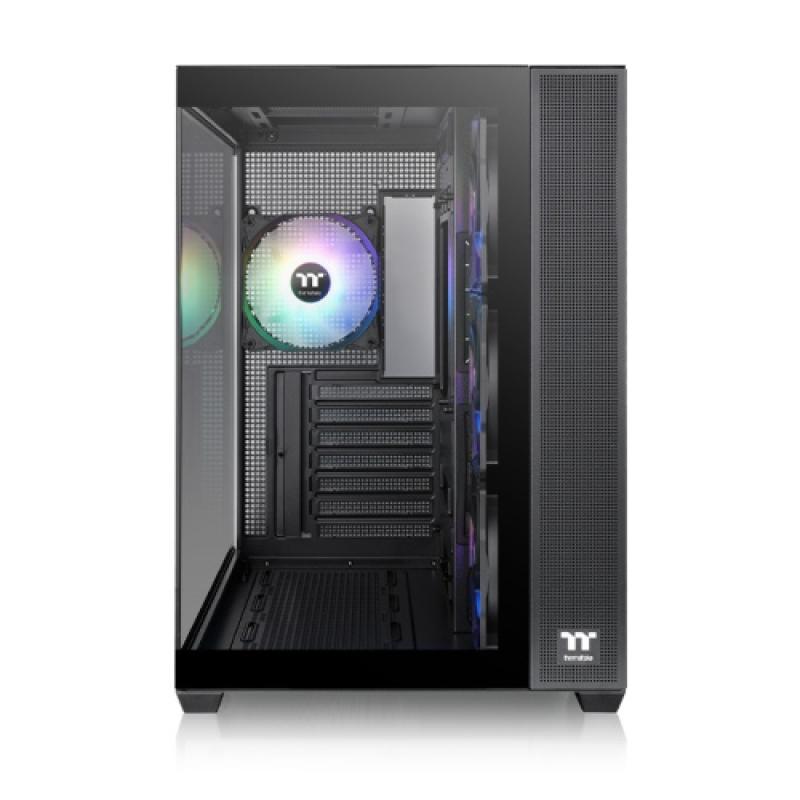 Caja ordenador gaming thermaltake view 380 cx1 atx argb cristal templado negro