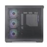 Caja ordenador gaming thermaltake view 380 cx1 atx argb cristal templado negro