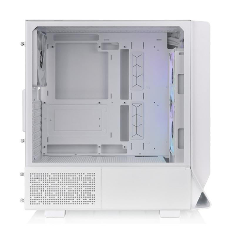 Caja ordenador gaming thermaltake ceres 350 mx atx argb cristal templado blanco