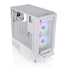 Caja ordenador gaming thermaltake ceres 350 mx atx argb cristal templado blanco