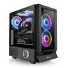 Caja ordenador gaming thermaltake ceres 350 mx atx argb cristal templado negra
