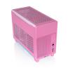 Caja ordenador gaming thermaltake tr100 matx rosa