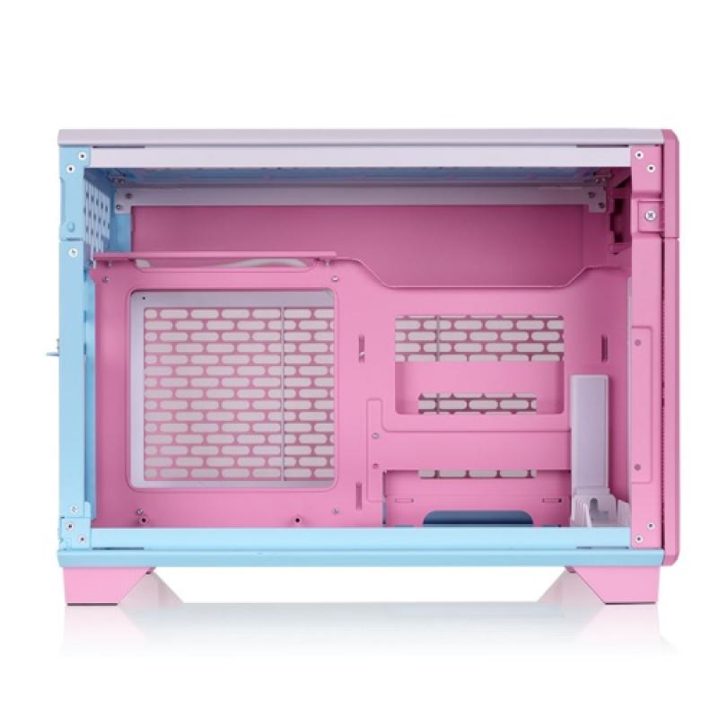 Caja ordenador gaming thermaltake tr100 matx rosa