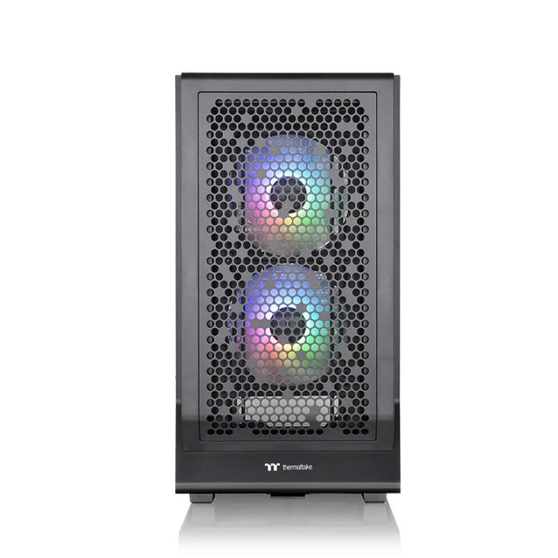 Caja ordenador gaming thermaltake ceres 330 tg atx argb cristal templado negra