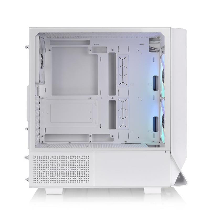 Caja ordenador gaming thermaltake ceres 330 tg atx argb cristal templado blanca