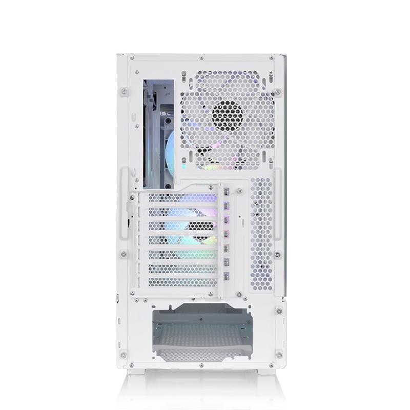 Caja ordenador gaming thermaltake ceres 330 tg atx argb cristal templado blanca
