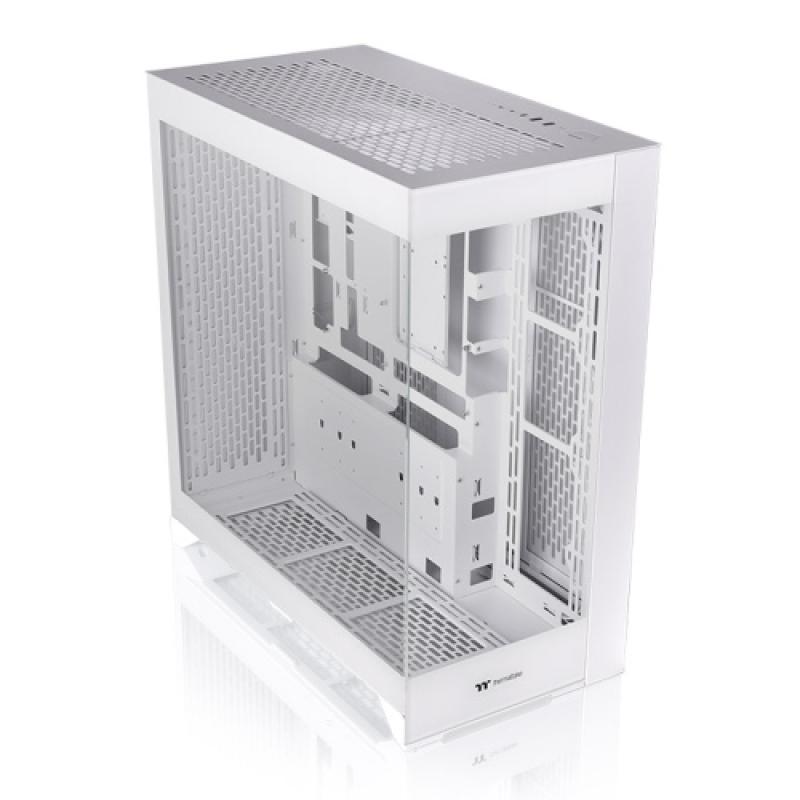 Caja ordenador gaming thermaltake cte e660 mx atx cristal templado blanca