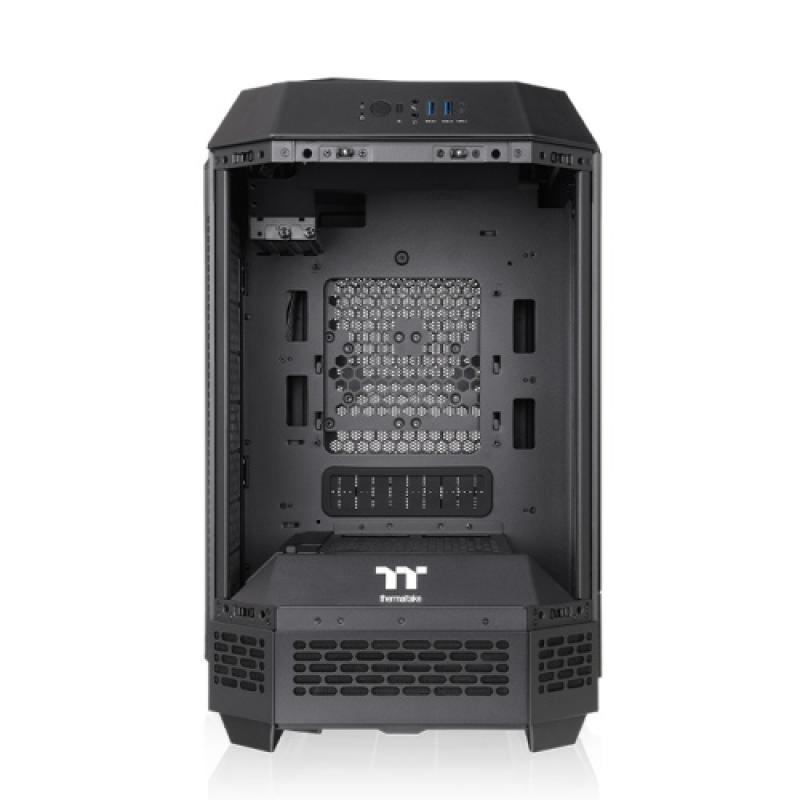 Caja ordenador gaming thermaltake tower 250 mini - itx cristal templado negra