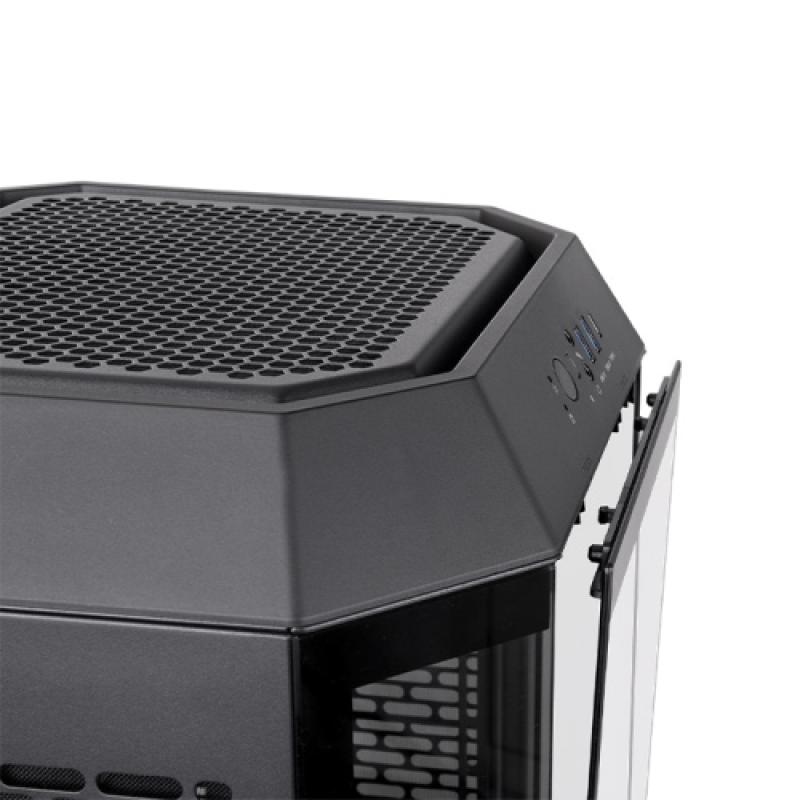 Caja ordenador gaming thermaltake tower 250 mini - itx cristal templado negra