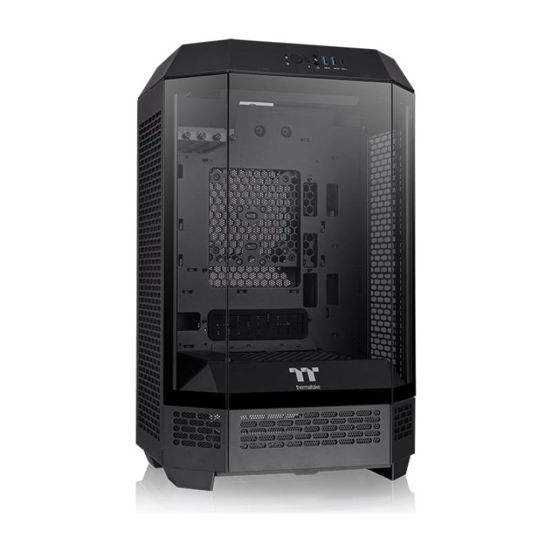 Caja ordenador gaming thermaltake the tower t300 matx cristal templado negra