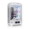 Caja ordenador gaming thermaltake the tower t300 matx cristal templado blanca